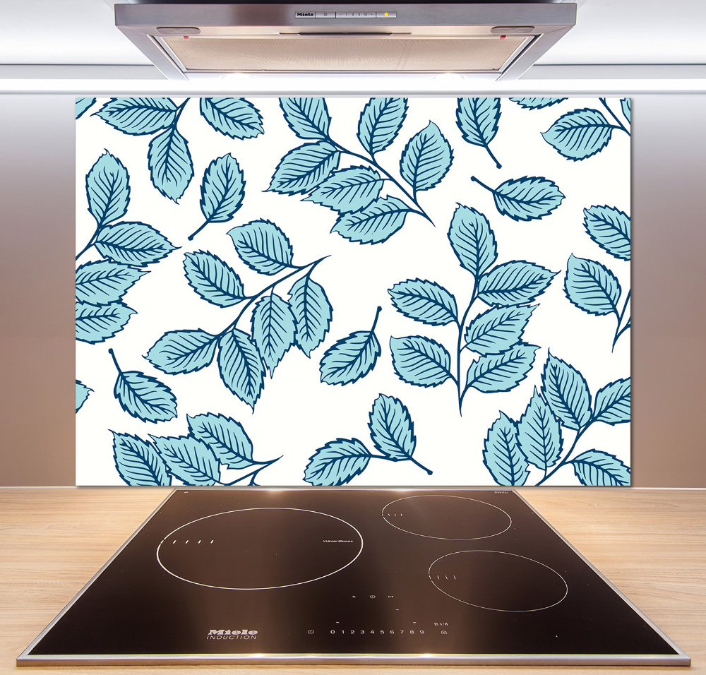 Kitchen splashback Leaves