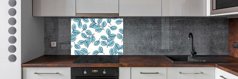 Kitchen splashback Leaves