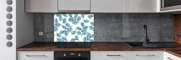 Kitchen splashback Leaves