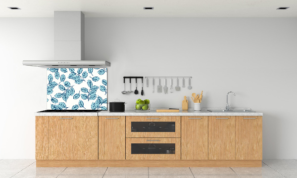 Kitchen splashback Leaves