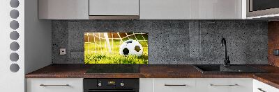 Cooker splashback Ball in the goal