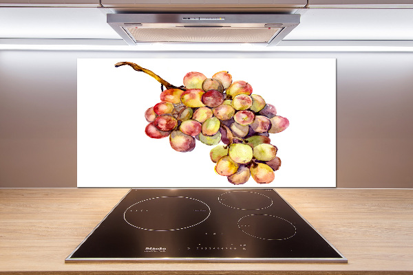 Cooker splashback Bunch of grapes