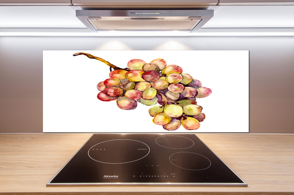 Cooker splashback Bunch of grapes