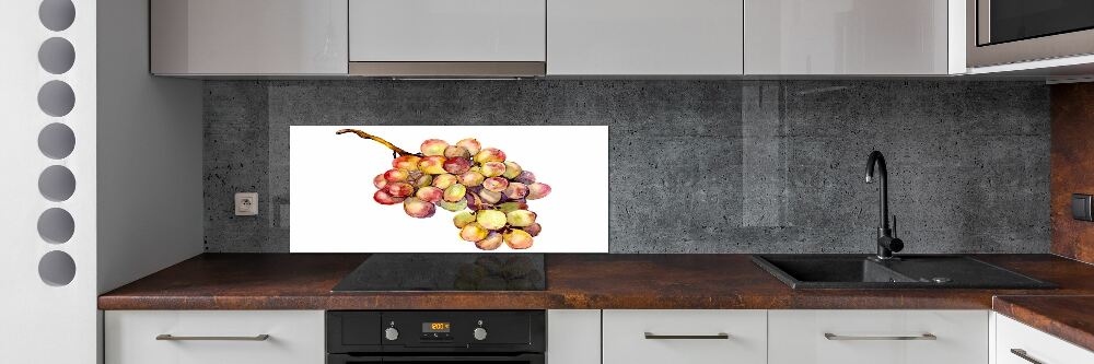 Cooker splashback Bunch of grapes