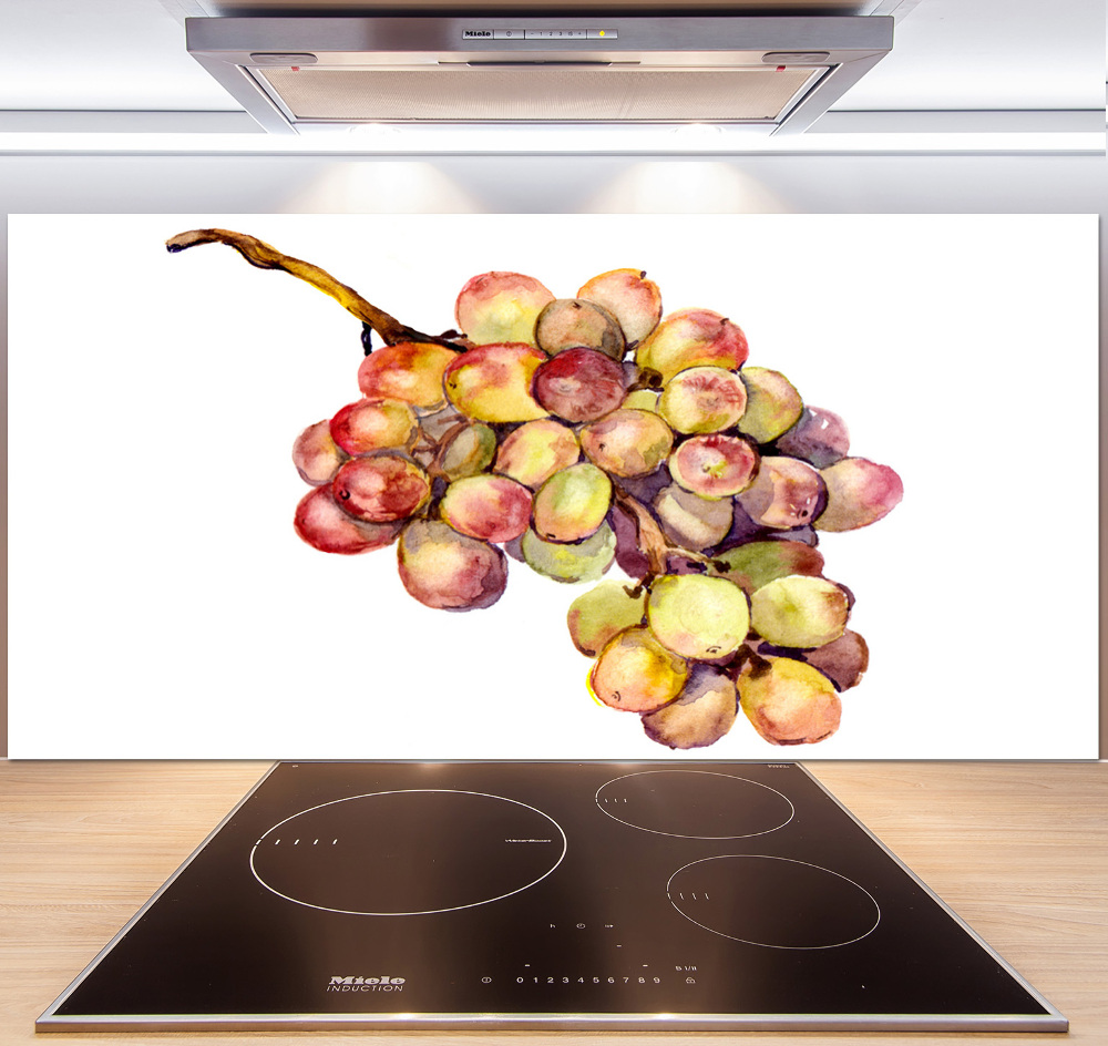 Cooker splashback Bunch of grapes