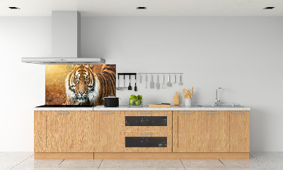 Kitchen splashback Bengal tiger