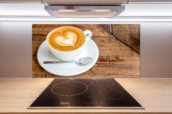 Cooker splashback Coffee in a cup