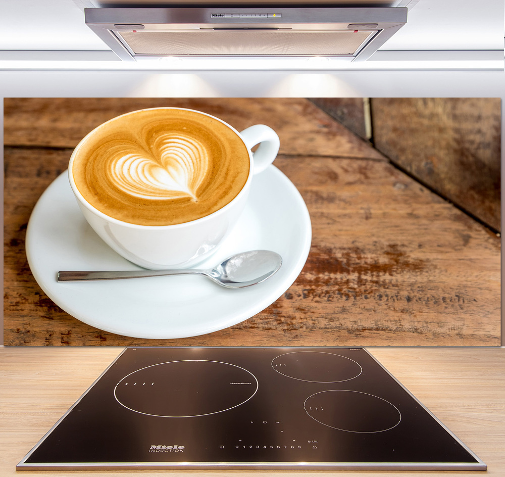 Cooker splashback Coffee in a cup