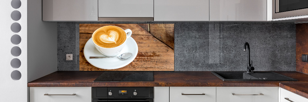 Cooker splashback Coffee in a cup