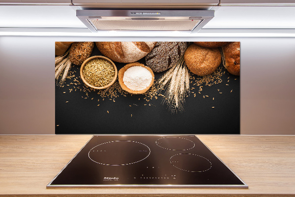 Cooker splashback Bread and wheat