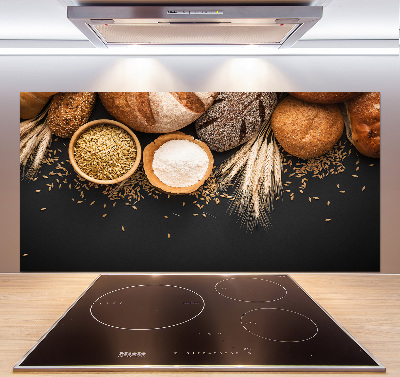 Cooker splashback Bread and wheat