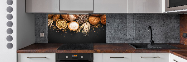 Cooker splashback Bread and wheat