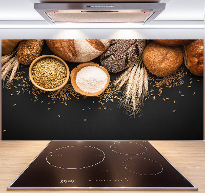 Cooker splashback Bread and wheat