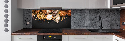 Cooker splashback Bread and wheat