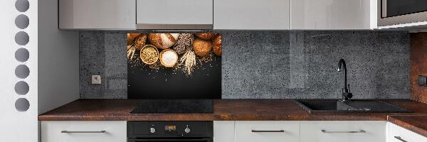 Cooker splashback Bread and wheat