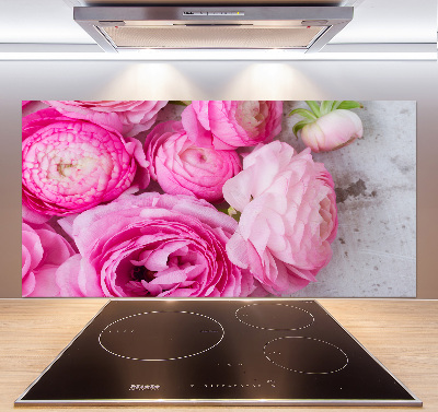 Kitchen splashback Wild roses