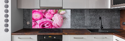 Kitchen splashback Wild roses