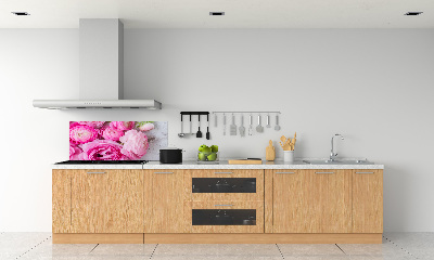 Kitchen splashback Wild roses