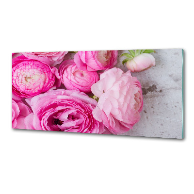 Kitchen splashback Wild roses