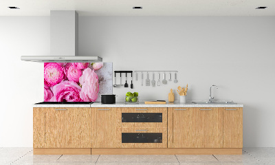 Kitchen splashback Wild roses