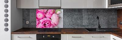 Kitchen splashback Wild roses