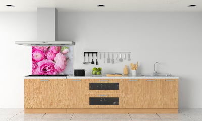 Kitchen splashback Wild roses