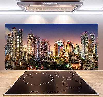 Cooker splashback Bangkok at night