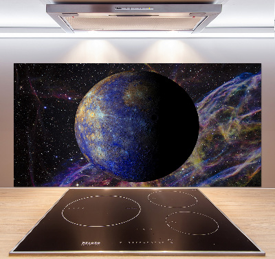 Glass splashback Mercury