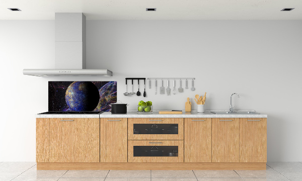 Glass splashback Mercury