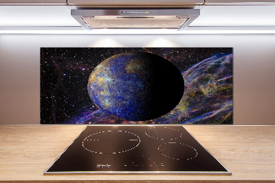 Glass splashback Mercury