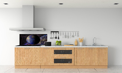 Glass splashback Mercury