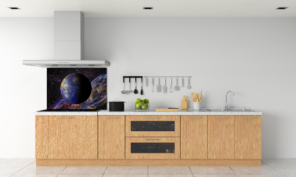 Glass splashback Mercury