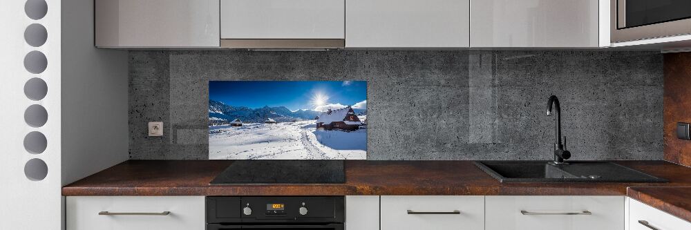 Cooker splashback Tatra Halls