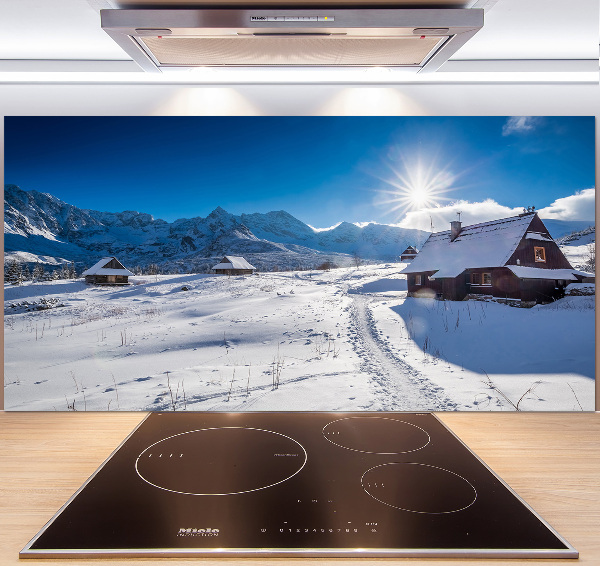 Cooker splashback Tatra Halls