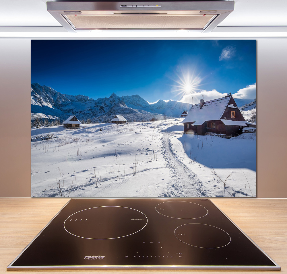 Cooker splashback Tatra Halls