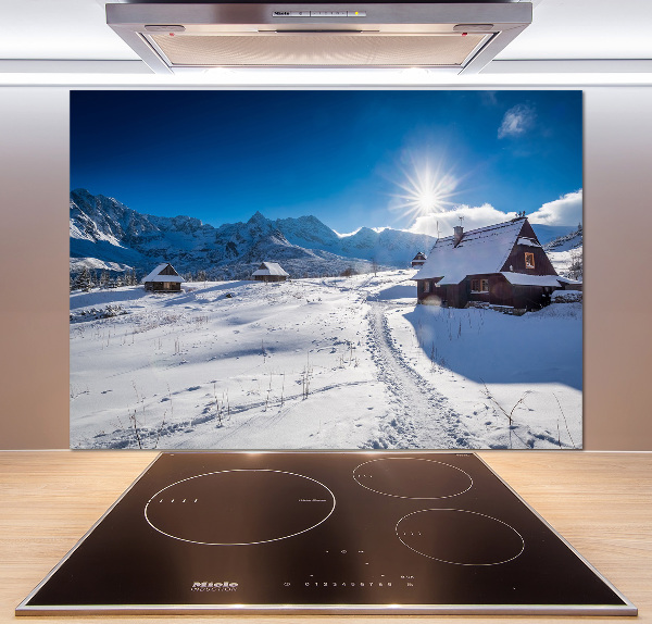 Cooker splashback Tatra Halls