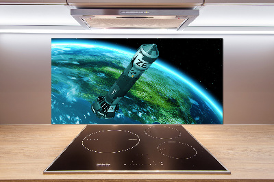 Glass splashback Nuclear rocket