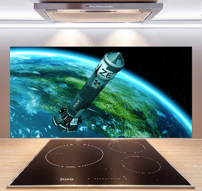 Glass splashback Nuclear rocket