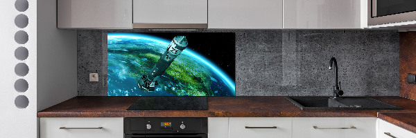 Glass splashback Nuclear rocket