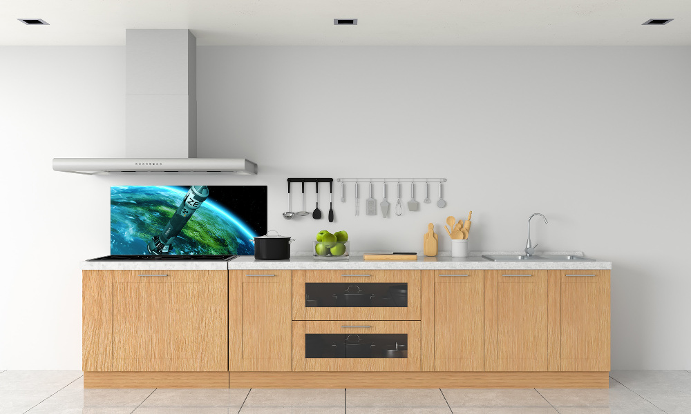 Glass splashback Nuclear rocket