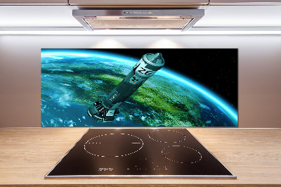 Glass splashback Nuclear rocket