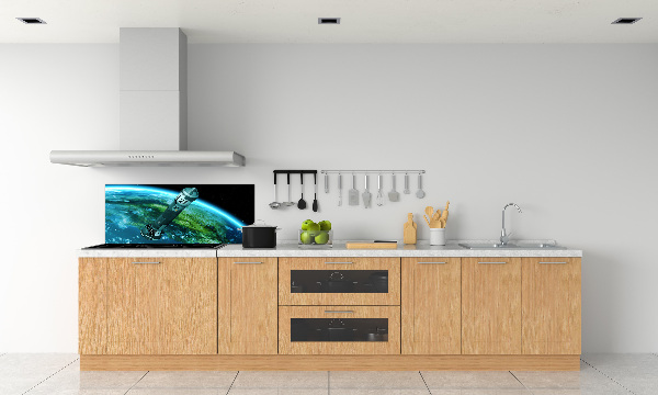 Glass splashback Nuclear rocket