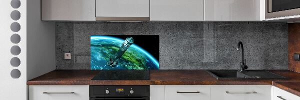 Glass splashback Nuclear rocket