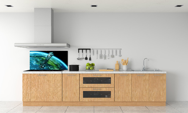 Glass splashback Nuclear rocket