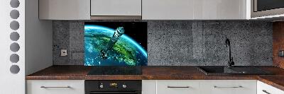 Glass splashback Nuclear rocket