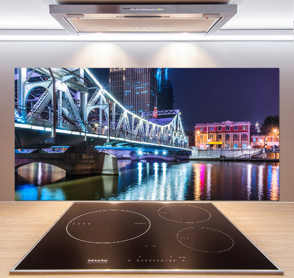 Cooker splashback Shanghai Bridge