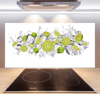 Kitchen splashback Ice dice lime