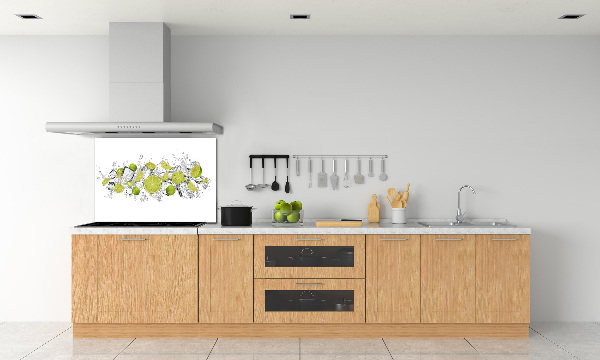 Kitchen splashback Ice dice lime