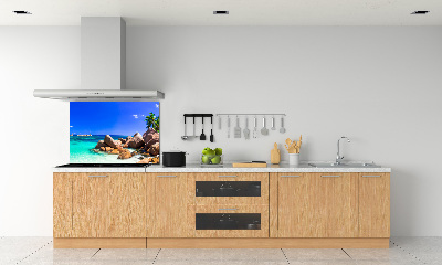 Kitchen wall panels Seychelles beach