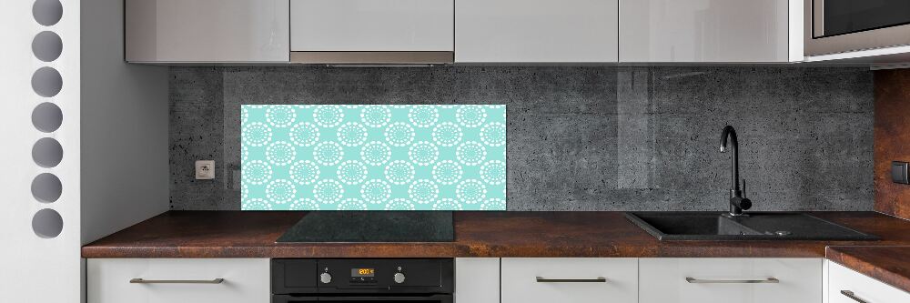 Cooker splashback Geometric background